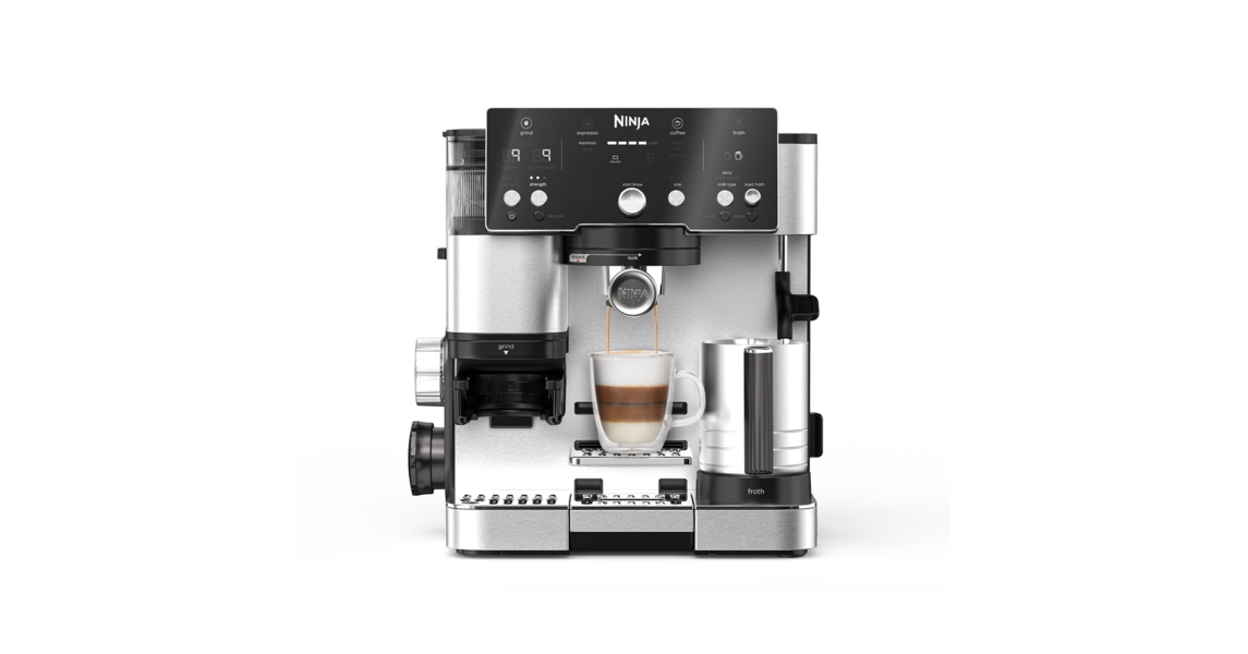 Espressor semi-automat 2in1 Luxe Cafe Essential ES501, inox