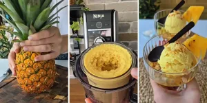 Înghețată Piña Colada la CREAMi