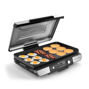 Grătar de interior Sizzle Pro XL GX101, 40°- 260°C, 1800W, 2 zone de gătit Ninja