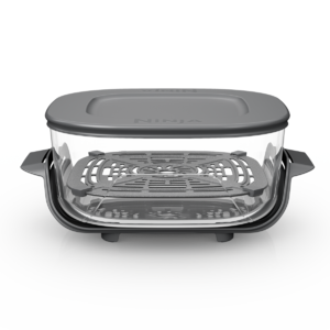 Vas sticlă CRISPi 3.8L CleanCrisp cu capac etanș și Crisper Plate inclus Ninja