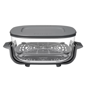 Vas din sticlă CRISPi 3.8L CleanCrisp cu capac etanș și Crisper Plate  Ninja