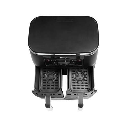 airfryer ninja af130eu imagine de sus cu sertarele deschise