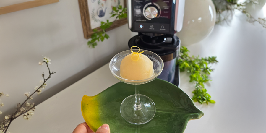 Sorbet de lămâie cu ghimbir la CREAMi NC502 by Prăjiturela