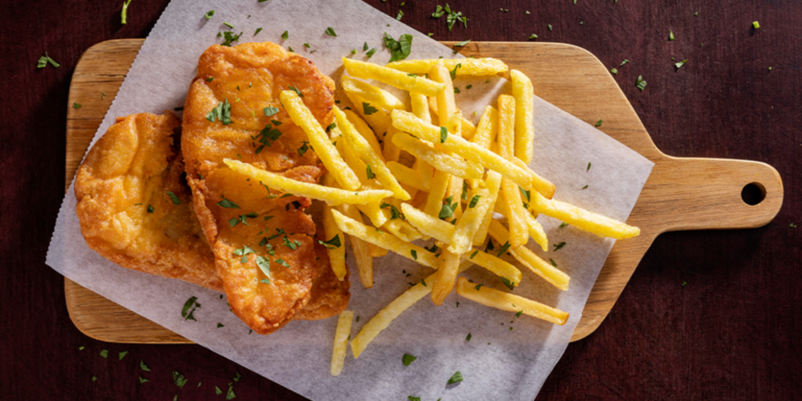 Fish and Chips la airfryerul Foodi FlexDrawer DualZone