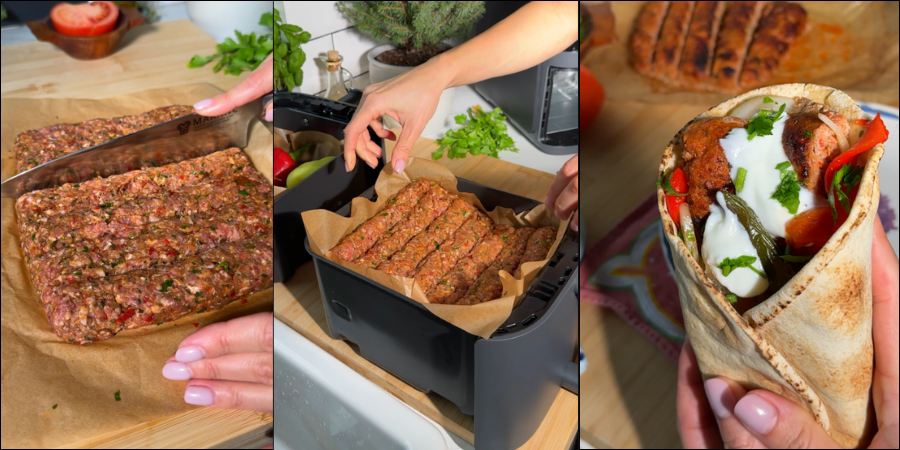 Kebap la airfryerul Double Stack XL by Cosânzenele Gătesc
