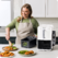 Airfryer  Double Stack XL SL400, 2470W, 9.5L, 6 funcții de gătit, alb Ninja