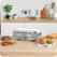 Grătar multifuncțional Foodi 3 în 1 ST200, 2400W, 7 funcții, alb Ninja