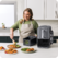 Airfryer Double Stack XL Smart SL451, 2470W, 9.5L, 6 funcții de gătit, termometru digital, gri Ninja
