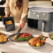 Airfryer Foodi Pro DualZone DZ400, 9.5 L, 6 functii, gri Ninja