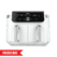 Airfryer DualZone DZ901, 2470W, 9.5L, 6 funcții de gătit, alb Ninja