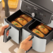 Airfryer DualZone DZ901, 2470W, 9.5L, 6 funcții de gătit, alb Ninja