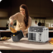 Airfryer DualZone DZ901, 2470W, 9.5L, 6 funcții de gătit, alb Ninja