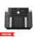 Airfryer DualZone DZ901, 2470W, 9.5L, 6 funcții de gătit, gri Ninja