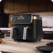 Airfryer DualZone DZ801, 2400W, 7.6L, 6 funcții de gătit, gri Ninja