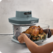 Airfryer CRISPi PRO XL, 7 în 1 AS101EUGY, 2050W, 5.7L/2.3L, recipient sticlă, gri Ninja